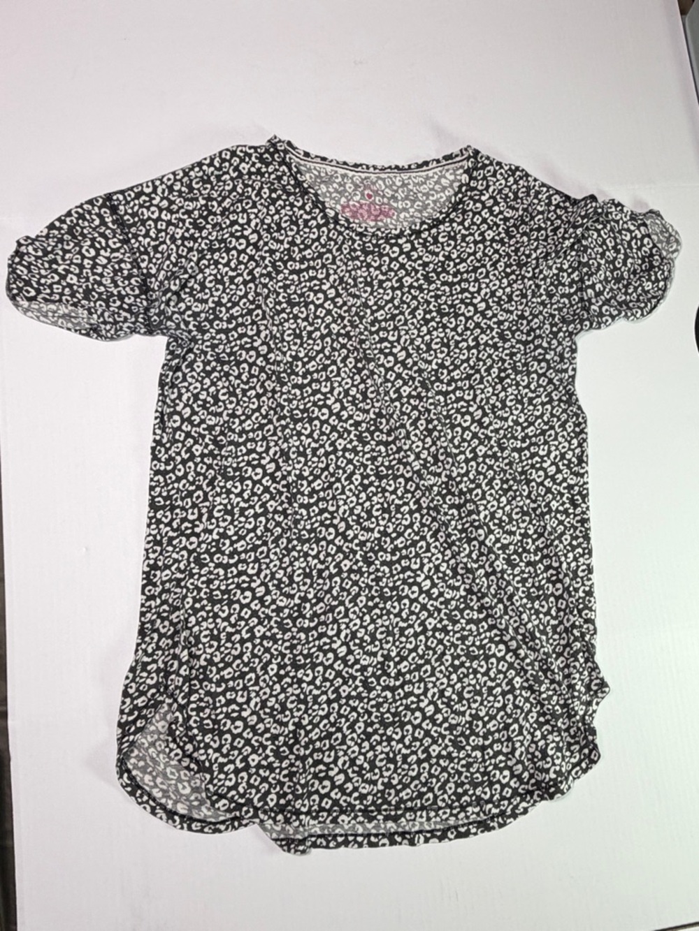 Victoria’s Secret Leopard Print Top Lightweight Black White Large